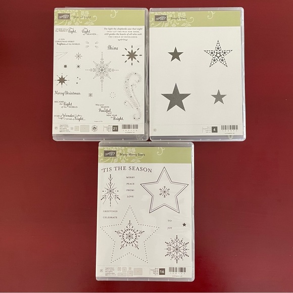 Stampin’ Up! Three sets of Christmas Stamps